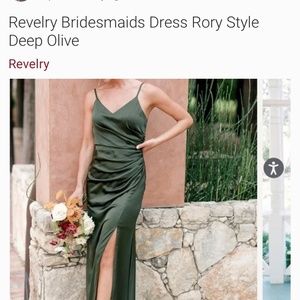 Revelry Bridesmaids Dress Rory Style Deep Olive